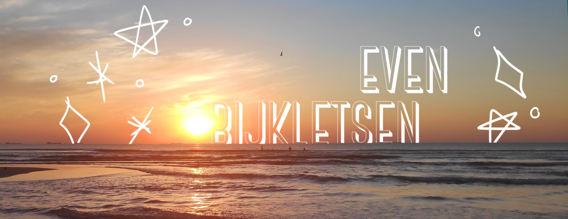 Strand zonsondergang in quarantaine