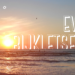 Strand zonsondergang in quarantaine